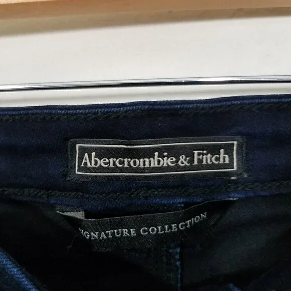 NEW Abercrombie & Fitch Signature Collection Stretch Jeans Blue Size 24 - Picture 3 of 7